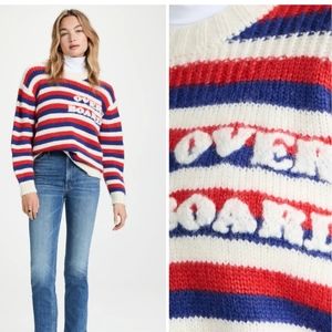 MOTHER The Biggie Sweater
Striped In Over Board